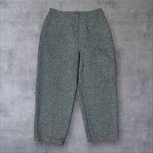 Black & Gray Knit Trousers